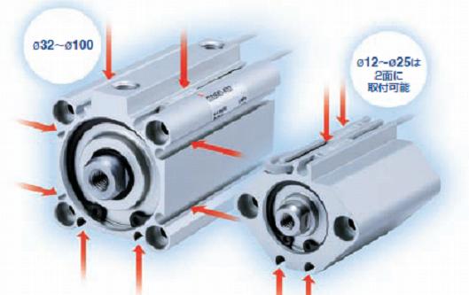 SMC新薄型气缸CQ2_Z